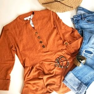Long Sleeve Babydoll Henley